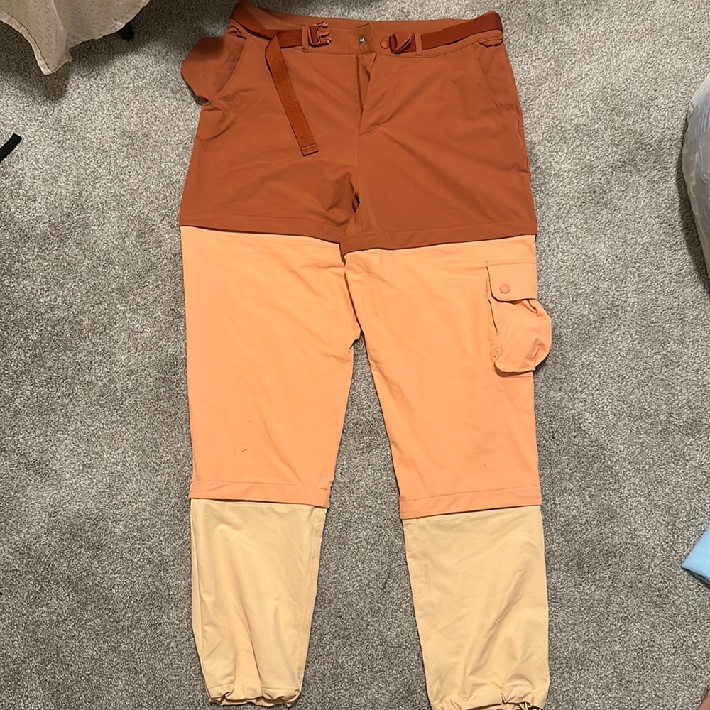 Outdoor Voices Convertible Hiking Pants- multicolor